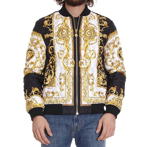 black Versace jacket men